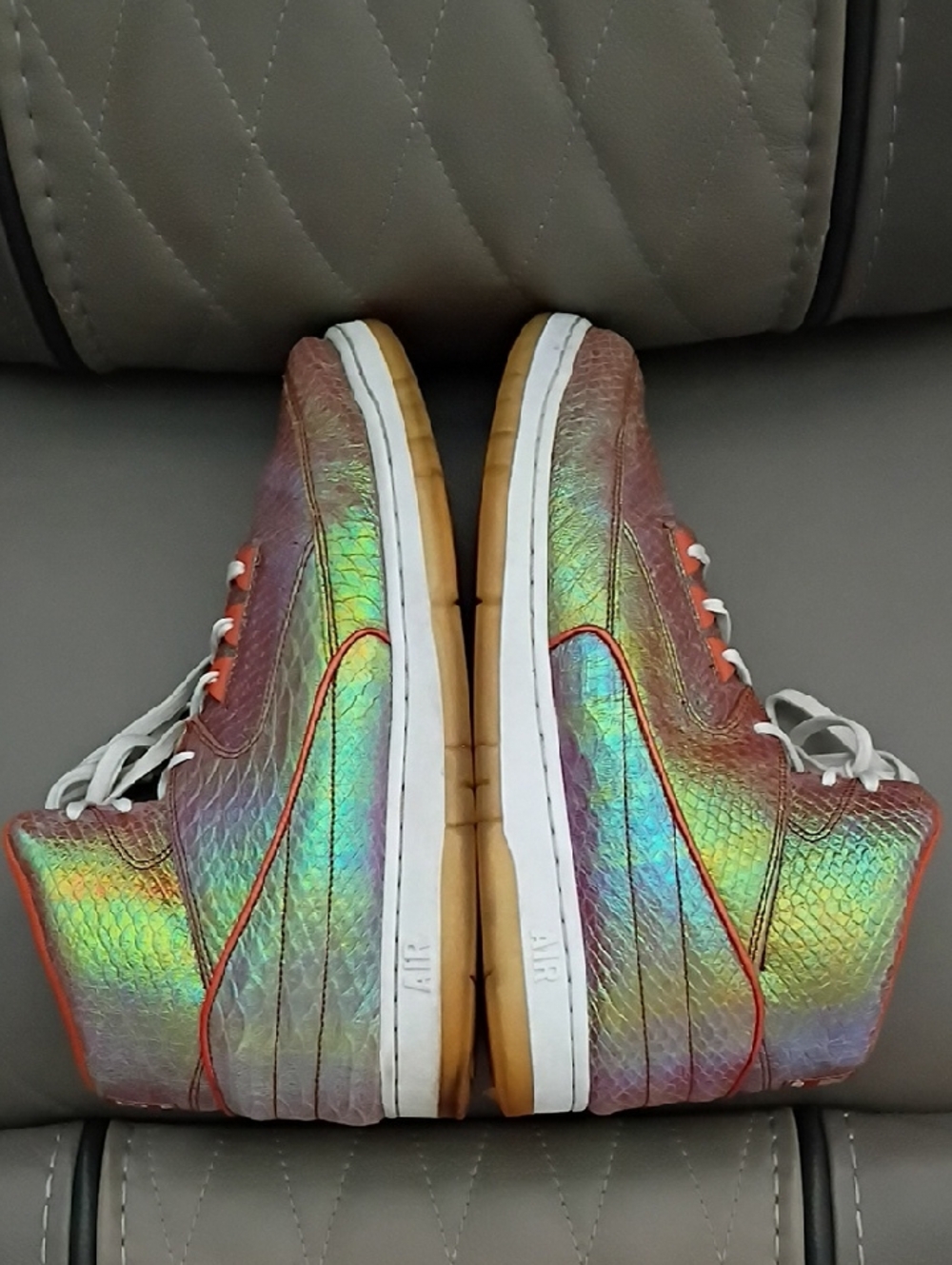 Nike 2015 Men's Air Python Iridescent Snake Print Sneakers - Picture 3 of 9